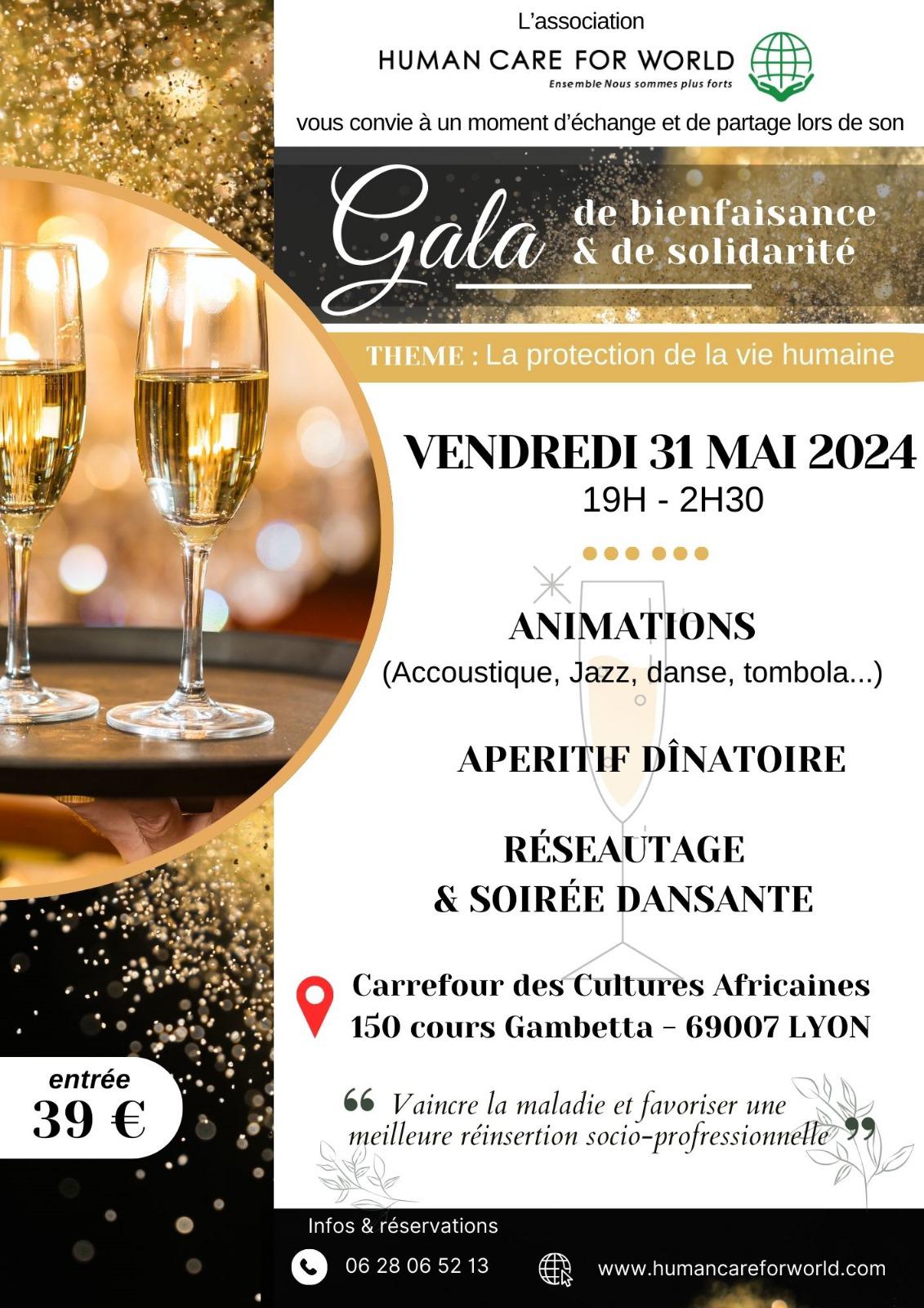 Flyer Gala de bienfaisance 2024